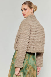 Taupe Quilted Jacket