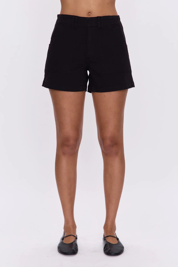 Marissa High Rise Utility Short - Noir