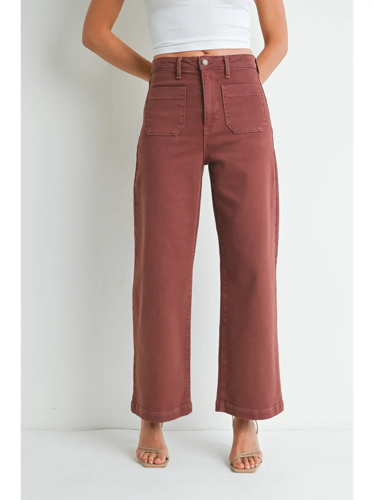 The Sailor Patch Pocket Wide Leg Jean