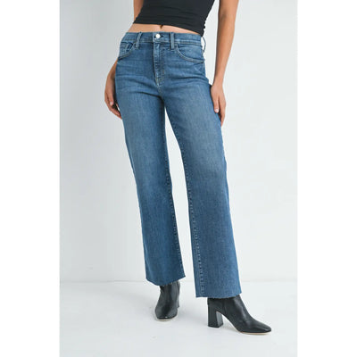 Slim Palazzo Scissor Cut Jeans