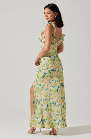 Sorbae Ruffle Maxi Dress