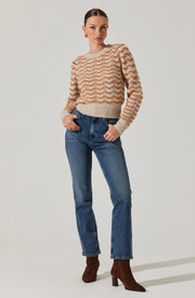 Jaylani Wavy Striped Sweater