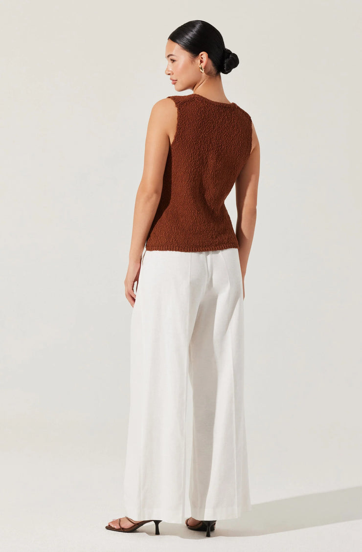 Taimi Crochet Sweater Vest