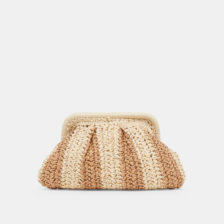 Hydra Clutch Natural Raffia