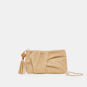 Lorena Clutch Natural Raffia