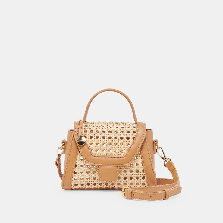 Tropez Crossbody Camel Natural Cane