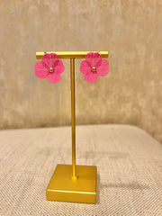 Mini Metal Flower Stud
