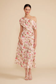 Arta Gathered Floral Maxi