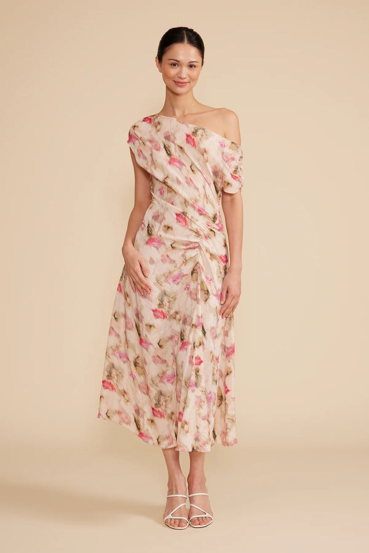 Arta Gathered Floral Maxi