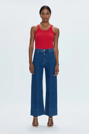 Penny High Rise Ankle Wide Leg Jean