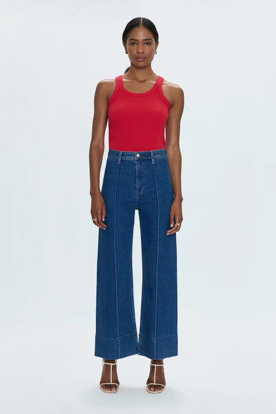 Penny High Rise Ankle Wide Leg Jean