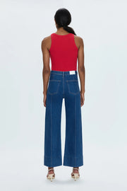 Penny High Rise Ankle Wide Leg Jean