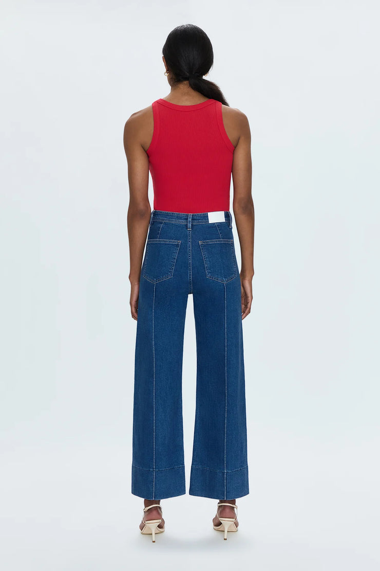 Penny High Rise Ankle Wide Leg Jean