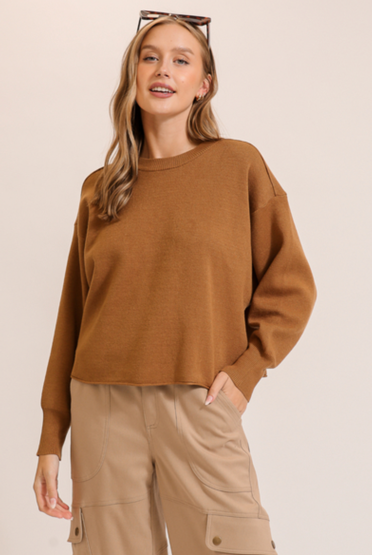 Short Length Sweater Top