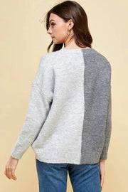 Karina Color-block Sweater