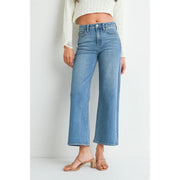 Slim Wide Leg Jeans