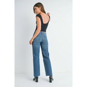 Slim Palazzo Scissor Cut Jeans