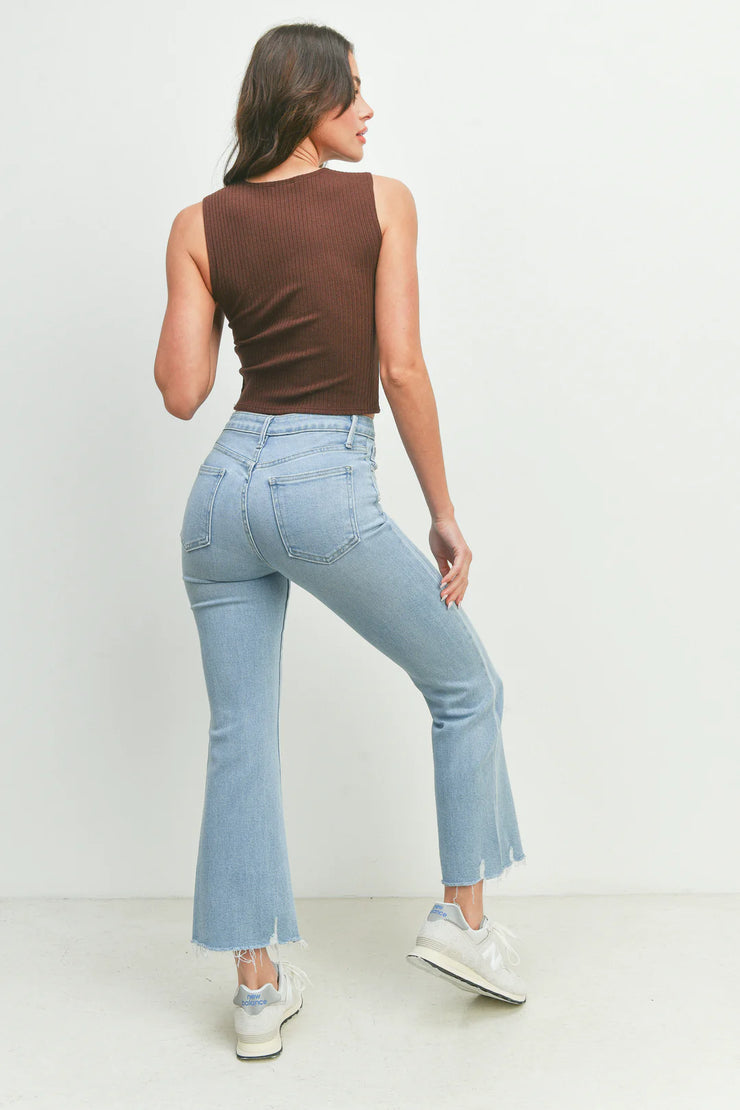 Crop Flair Jeans