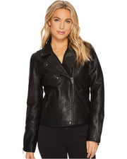 Love on Top Black Leather Jacket