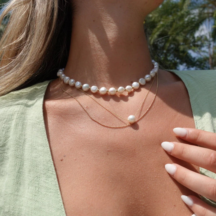 Ellie Pearl Necklace