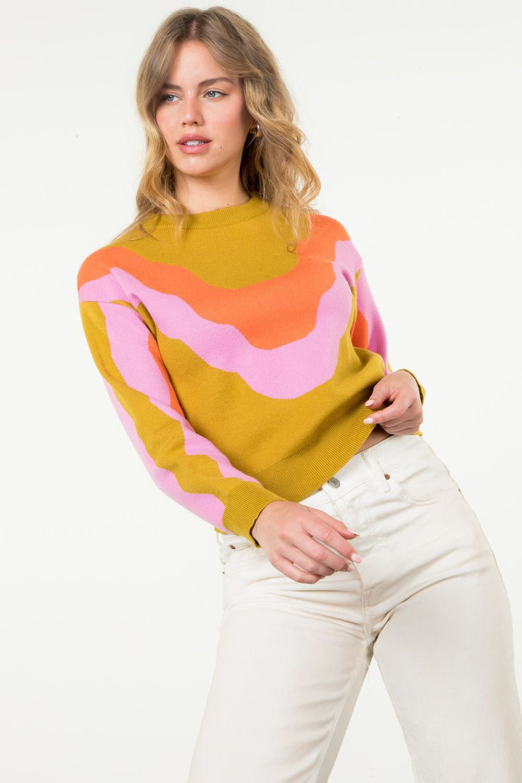 Multi Color Knit Sweater