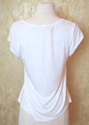 Some of It Cap Sleeve V-neck Knit T-shirt